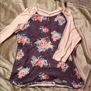 Flower print shirt